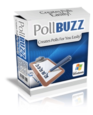 Product picture Poll Buzz Software with Master Resell Rights